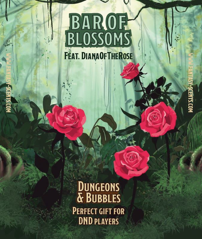 Bar of Blossoms feat. DianaOfTheRose - Dice Soap - Dungeons & Bubbles