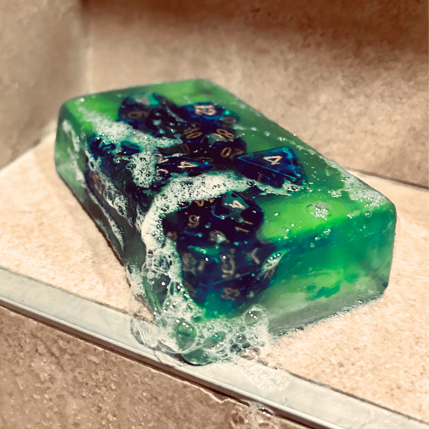 Ranger Soap feat. D4: D&D Deep Dive - Dice Soap - Dungeons & Bubbles