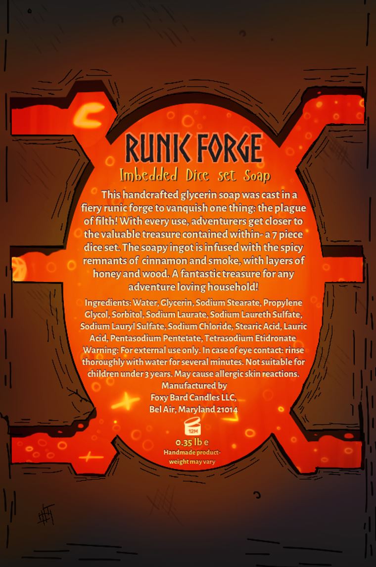 Runic Forge feat. Runesmith - Dice Soap - Dungeons & Bubbles