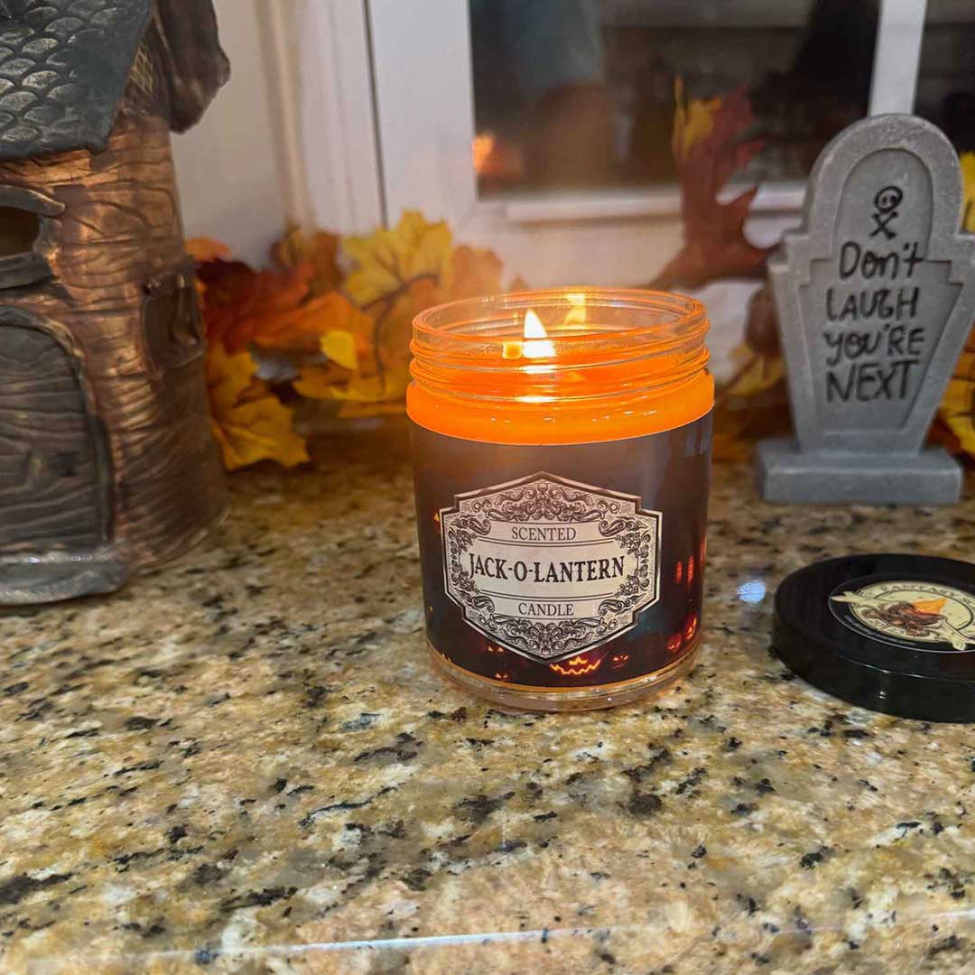 Jack-O-Lantern Scented Candle