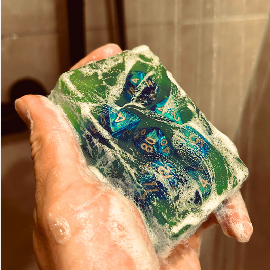 Ranger Soap feat. D4: D&D Deep Dive - Dice Soap - Dungeons & Bubbles